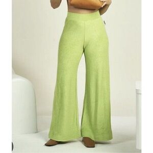 Simon Miller Wide Leg Terry Pants (Green Size XS)